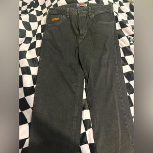 Empyrr Shmutz black wash loose fit Skate jeans